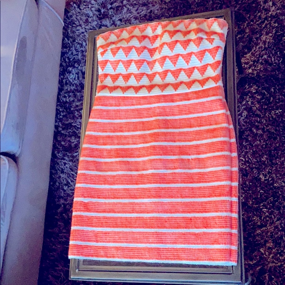 Bebe neon orange 🍊 bandage dress